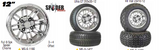 Black Diamond Custom Golf Carts Parts 12 inch tires and rims